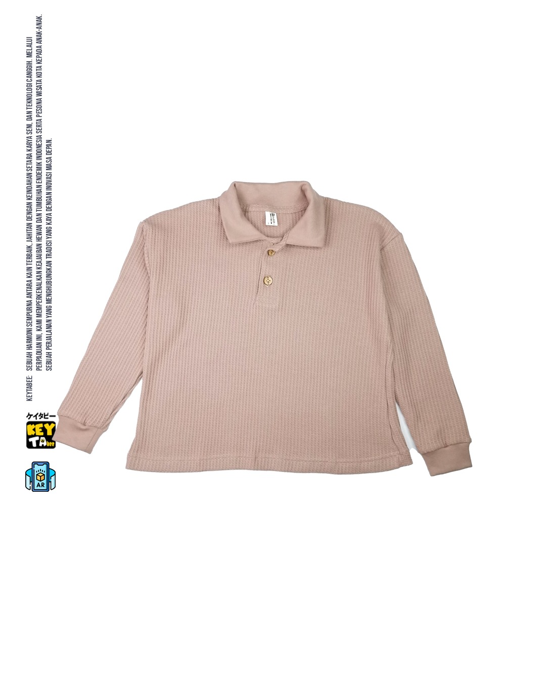 KEYTABEE | Kaos Waffle Kerah