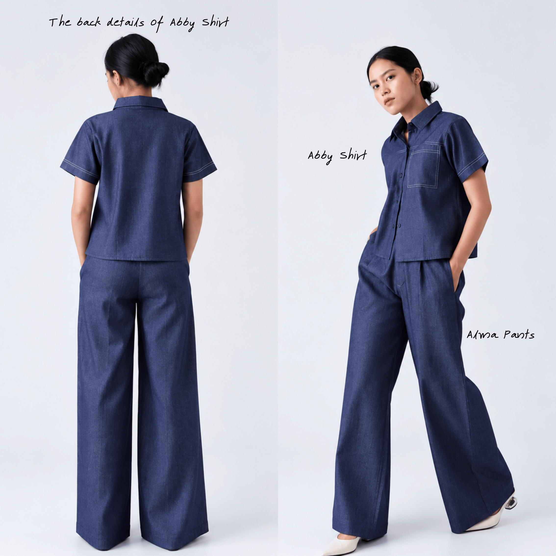 TO.KART Abby Denim Shirt | All-Day Denim Collection