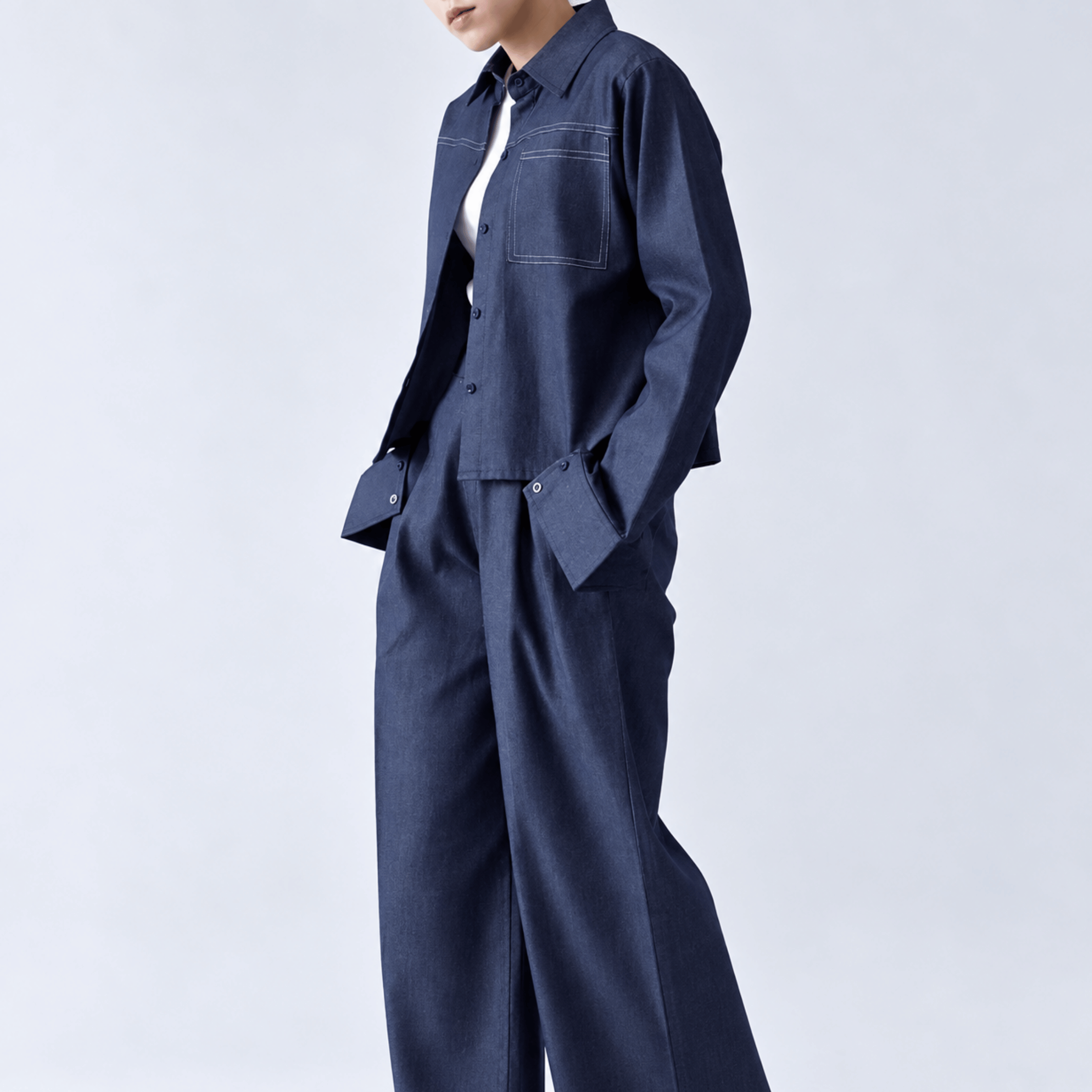 TO.KART Abby Denim Shirt | All-Day Denim Collection