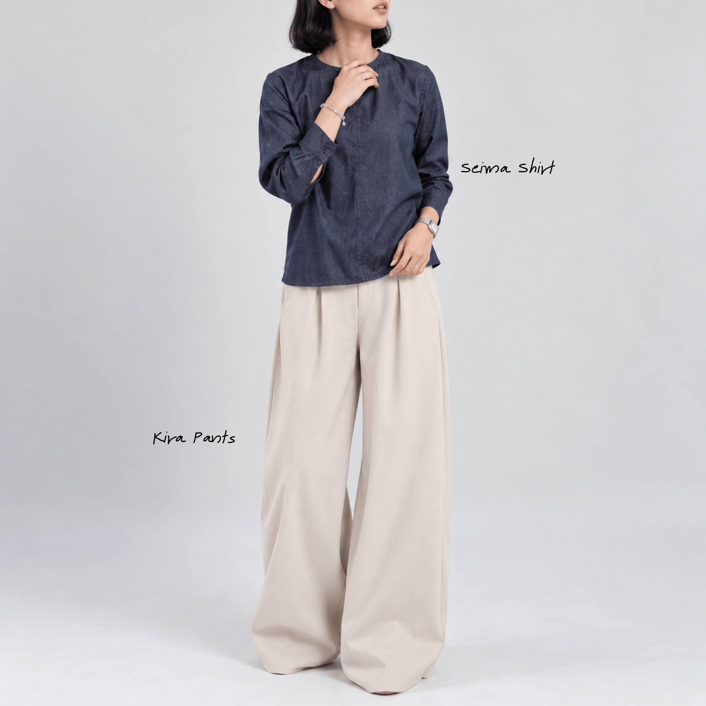 TO.KART Kira Wide Leg Pants | Everyday Pants