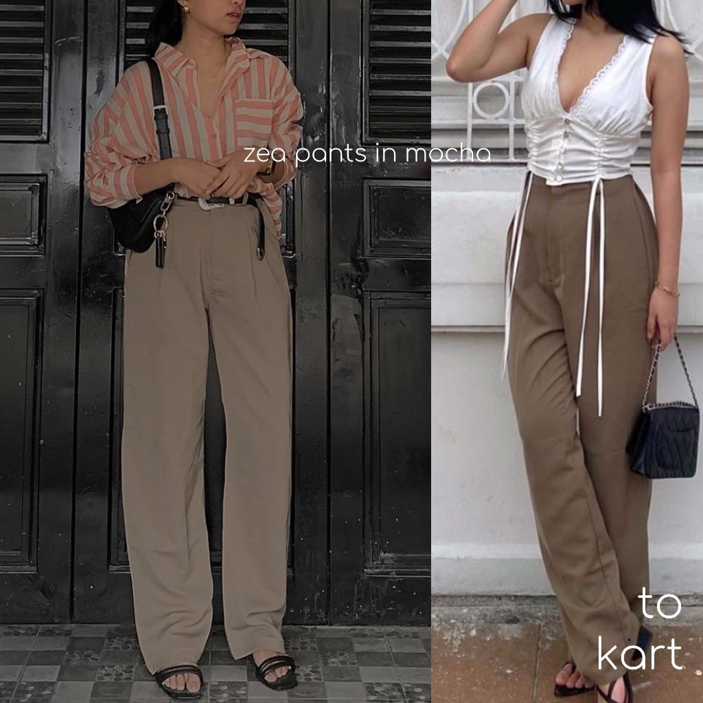 TO.KART Zea Trousers Pants | Everyday Pants Collection
