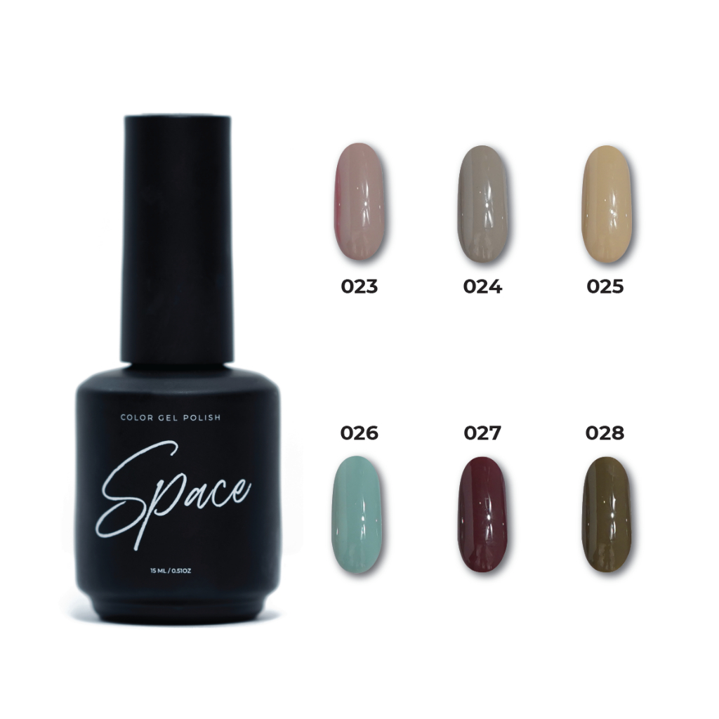 SPACE GEL Earth Tone Color Polish