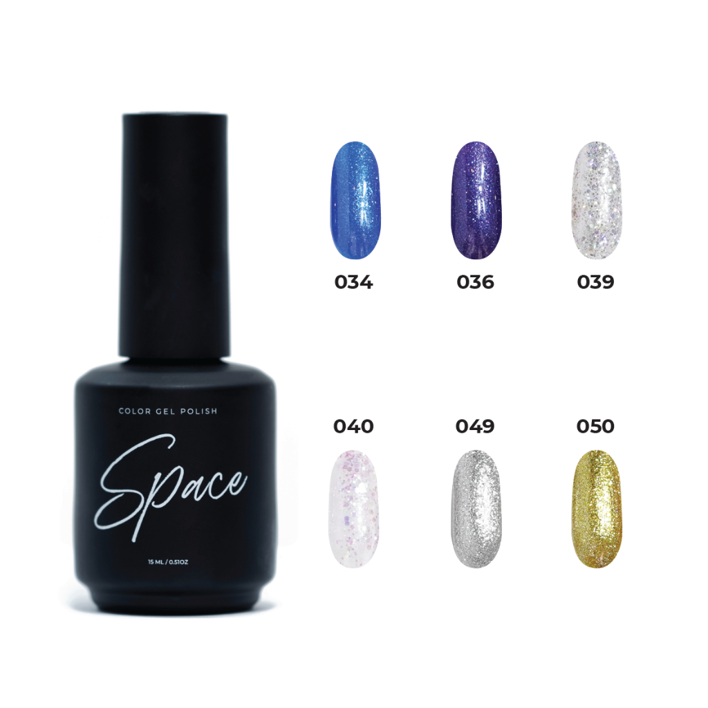 Space Gel - Glitter Color Polish