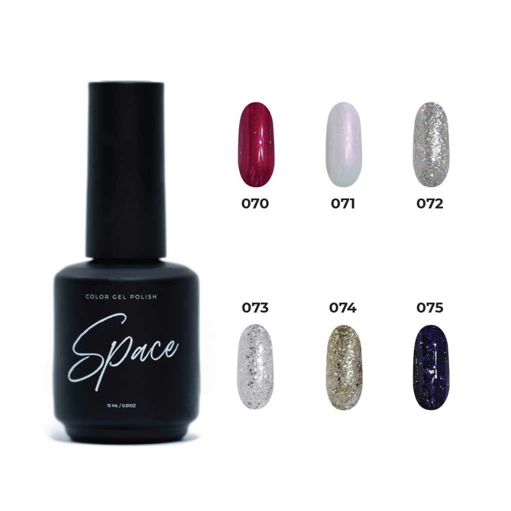 Space Gel - Glitter Color Polish