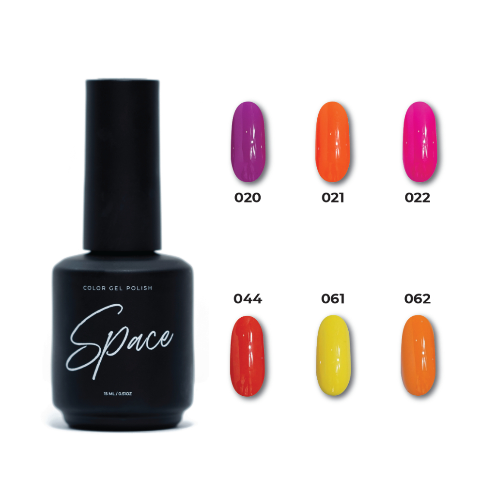 SPACE GEL Neon Color Polish