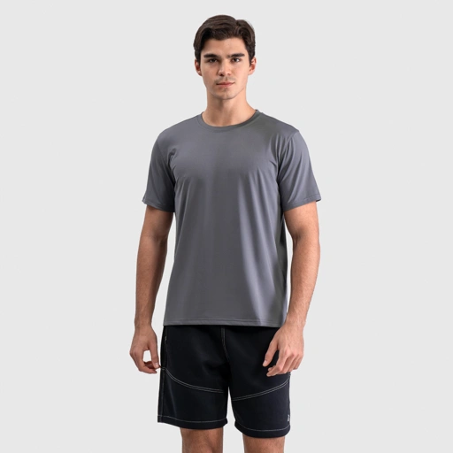 Image of Erspo T-Shirt Basic Active Tee Grey
