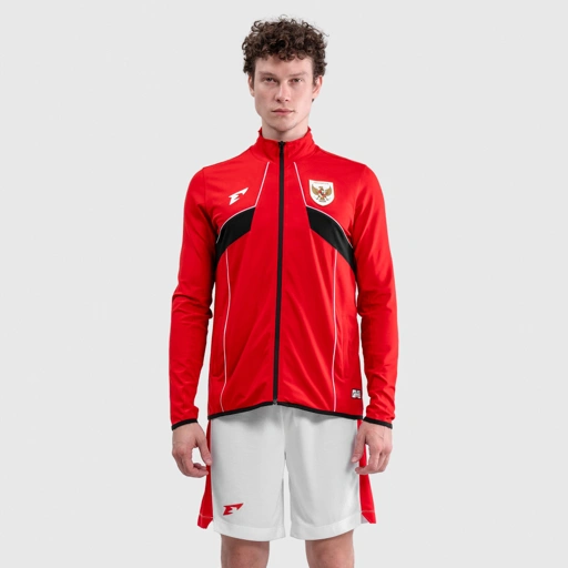 Image of [PRE-ORDER DELIVERY 30 MAY] Erspo Timnas 2025 Anthem Jacket Red Unisex