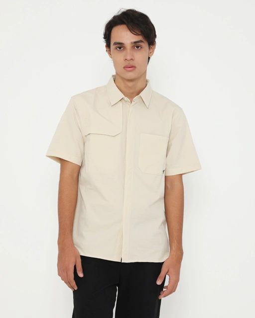 Image of Erspo 2025 Short Sleeve Shirt Single Side Flap Fog