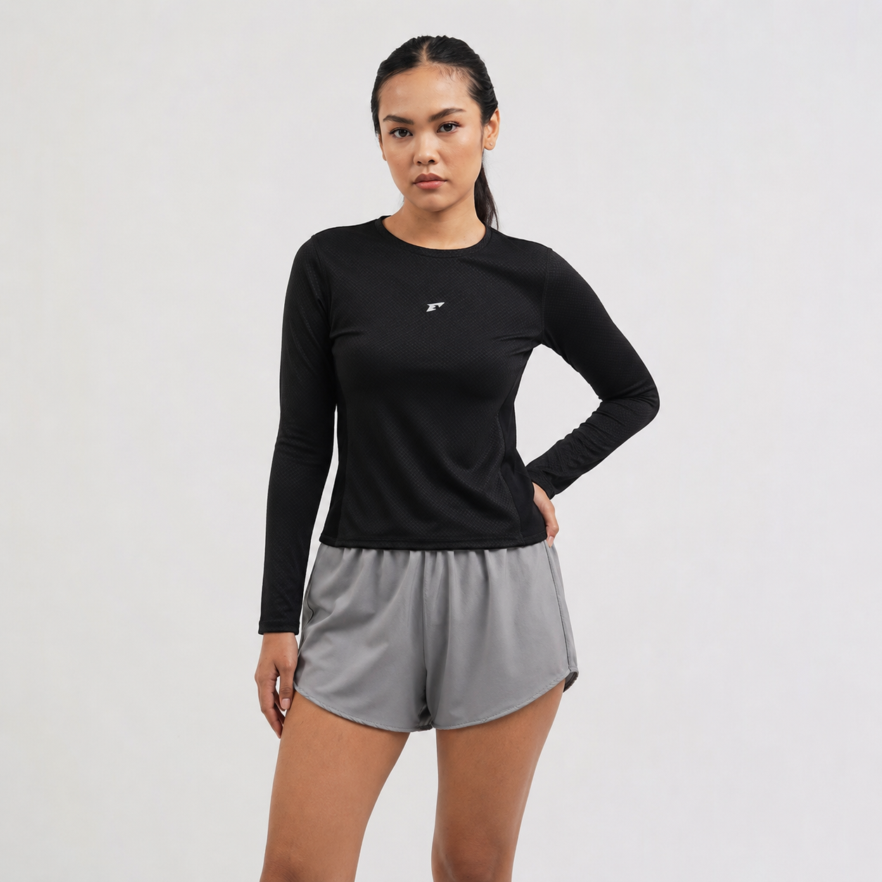 ERSPO Basic Flare Running Long Tee Women