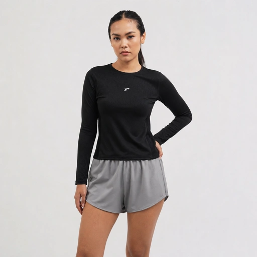 ERSPO Basic Flare Running Long Tee Women