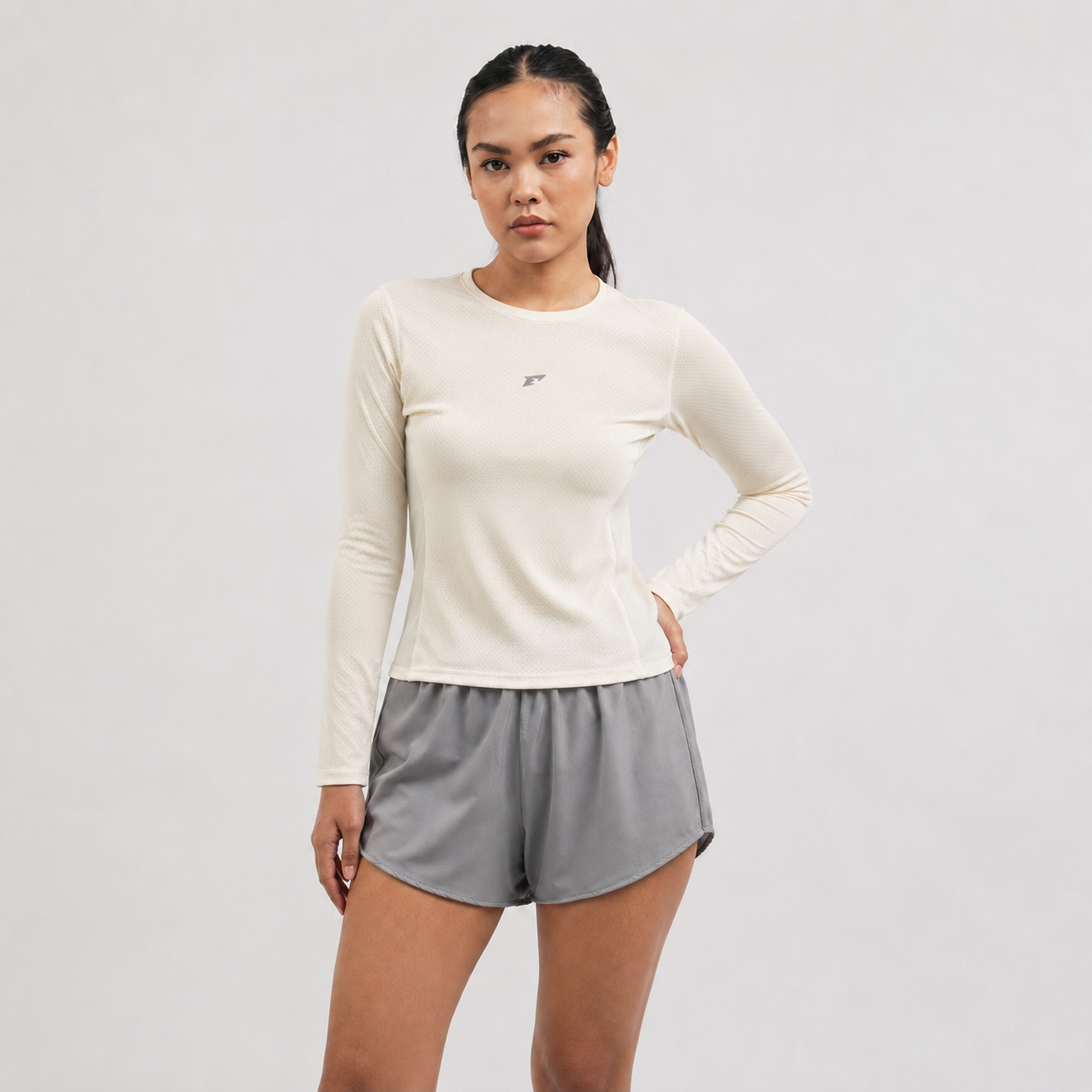 ERSPO Basic Flare Running Long Tee Women