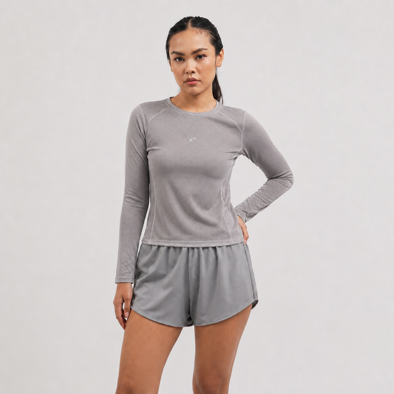 ERSPO Basic Flare Running Long Tee Women