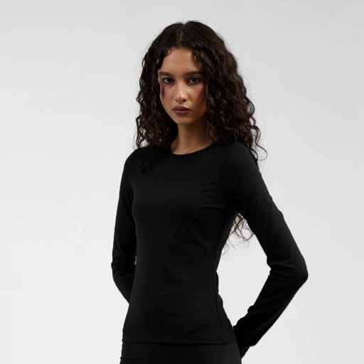 Image of Erspo Beth Nylon Long Sleeve Top