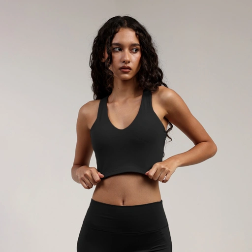 Image of Erspo Sera Scoop Nylon Sport Bra