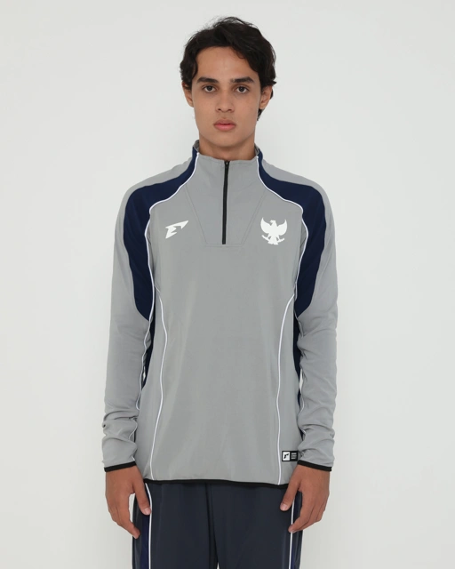 Image of Erspo Timnas 2025 Midlayer Jacket Grey Unisex