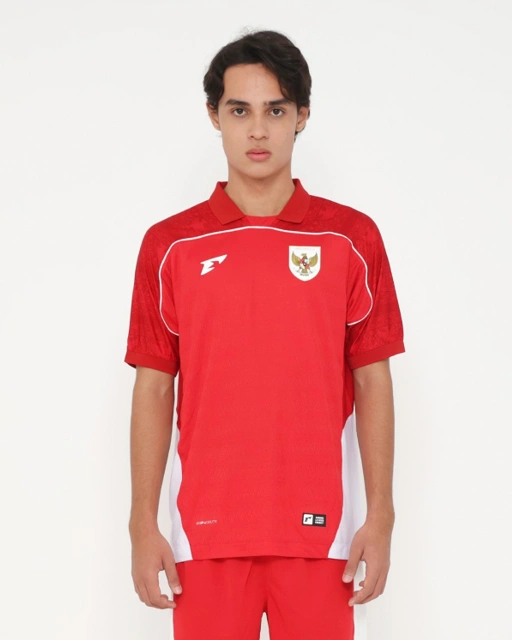 Image of Erspo Timnas 2025 Jersey Replica Home SS Men Red White