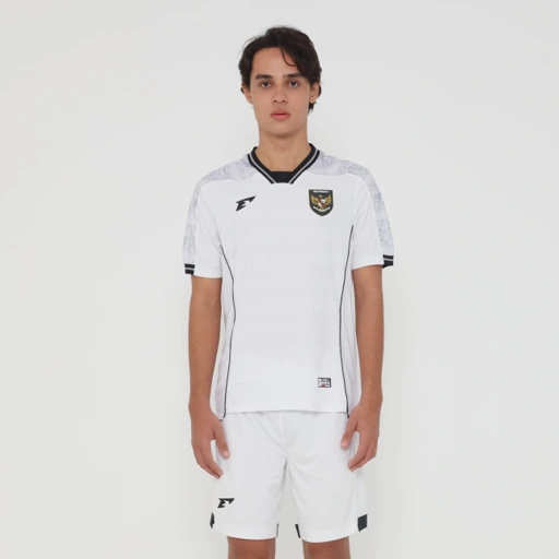 Image of Erspo Timnas 2025 Jersey Player Issue Away SS Men White Grey Black