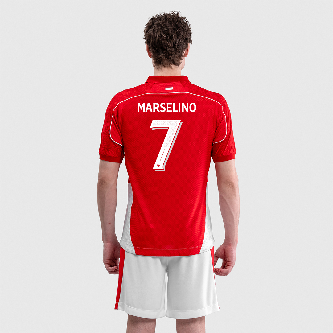 [PRE-ORDER] Erspo Timnas 2025 Jersey Player Issue Home SS Men Red + Player Nameset