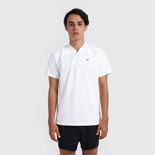 Image of Erspo 2025 Polo Shirt Zipper V-Neck Broken White