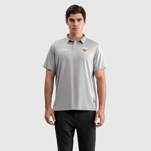 Image of Erspo Timnas Polo Shirt Light Grey