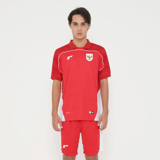 Image of Erspo Timnas 2025 Jersey Replica Home SS Men Red White