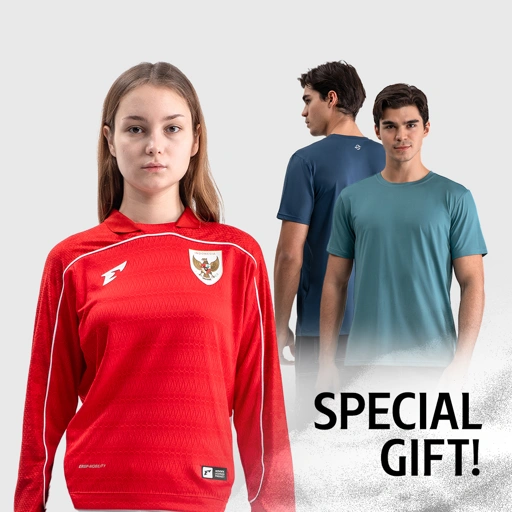 Image of Erspo Timnas 2025 Jersey Replica Home LS Women Red