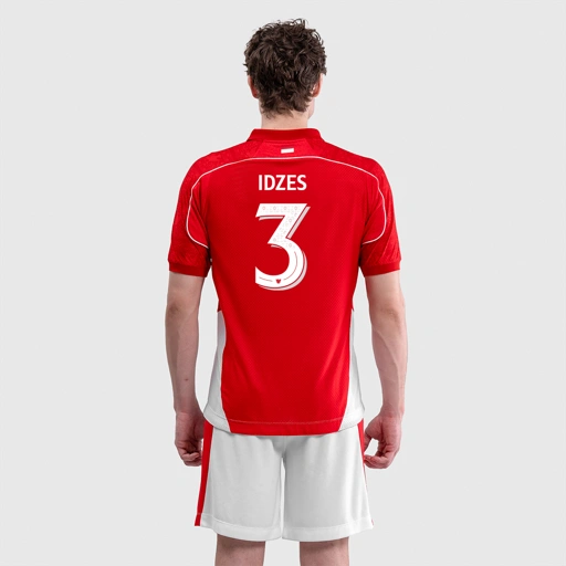 Image of [PRE-ORDER] Erspo Timnas 2025 Jersey Replica Home SS Men Red White + Player Nameset