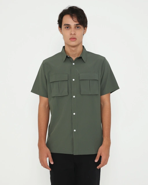 Image of Erspo 2025 Short Sleeve Alzack Olive