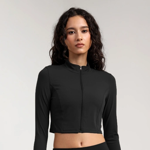 Image of Erspo Anika Nylon Crop Jacket