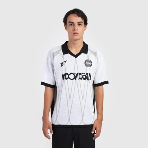 Image of Erspo X Darbotz 2025 Short Sleeve Knit Shirt Senara White