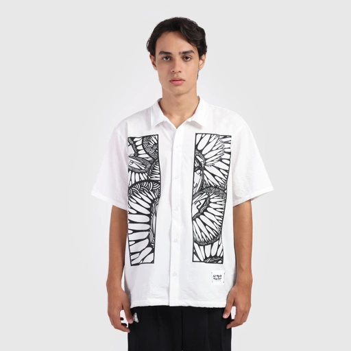 Image of Erspo X Darbotz 2025 Short Sleeve Shirt Gemini White