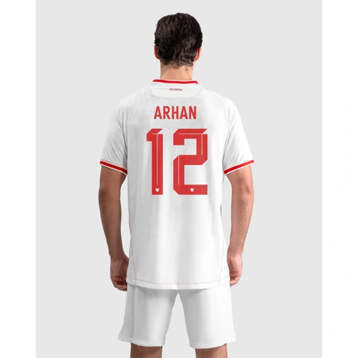 Erspo Timnas Jersey Player Issue Away White + Nameset 2