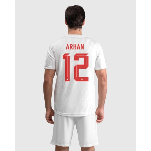 Erspo Timnas Jersey Supporter Away White + Nameset 2
