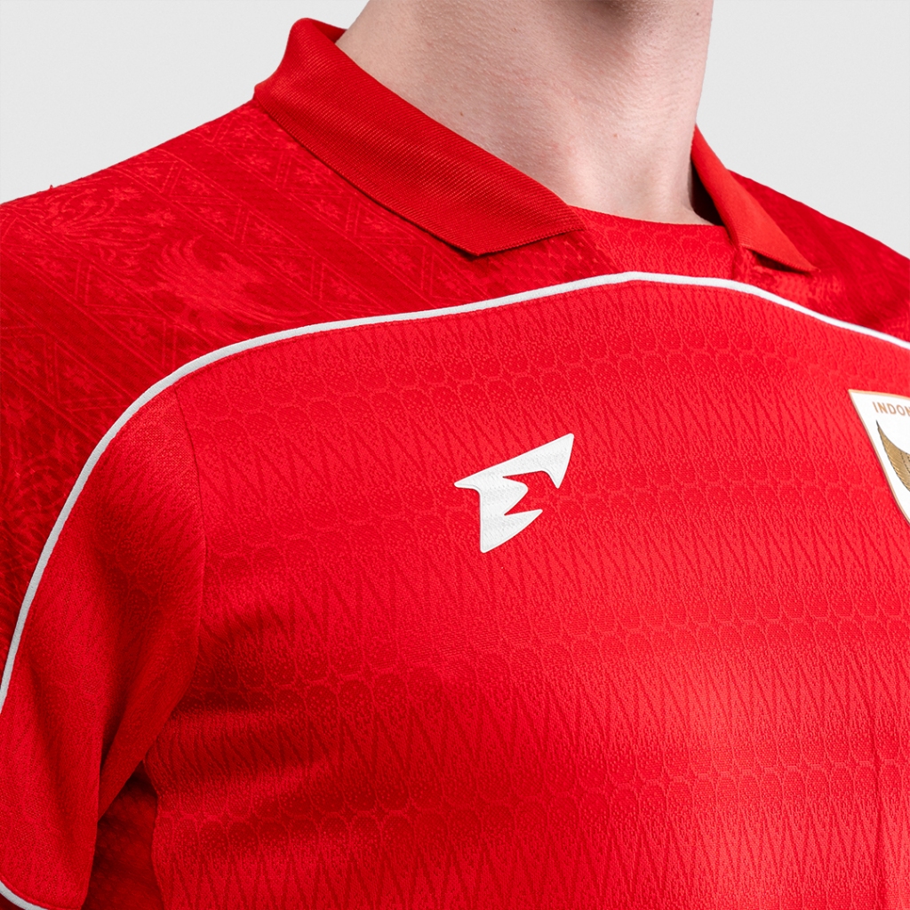 [GET 1 GIFT] Erspo Timnas 2025 Jersey Replica Home SS Men Red