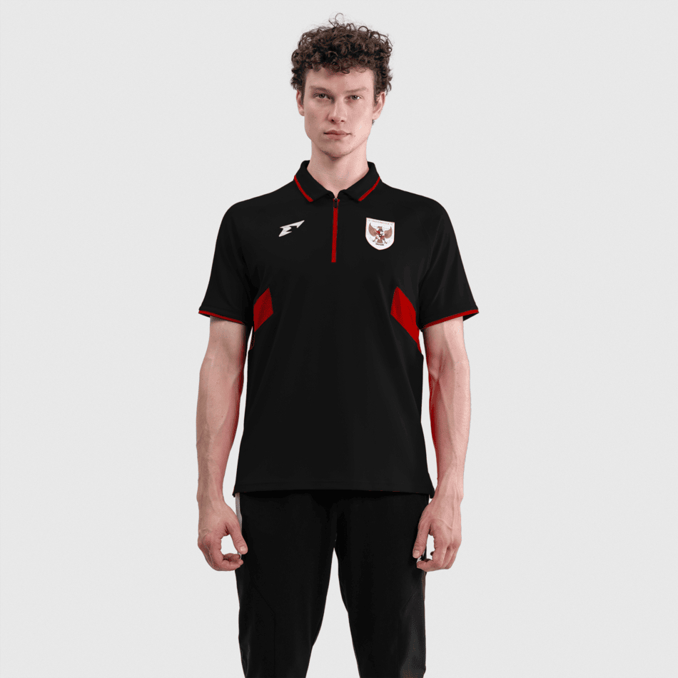 Erspo Timnas 2025 Polo Short Shirt Men Black