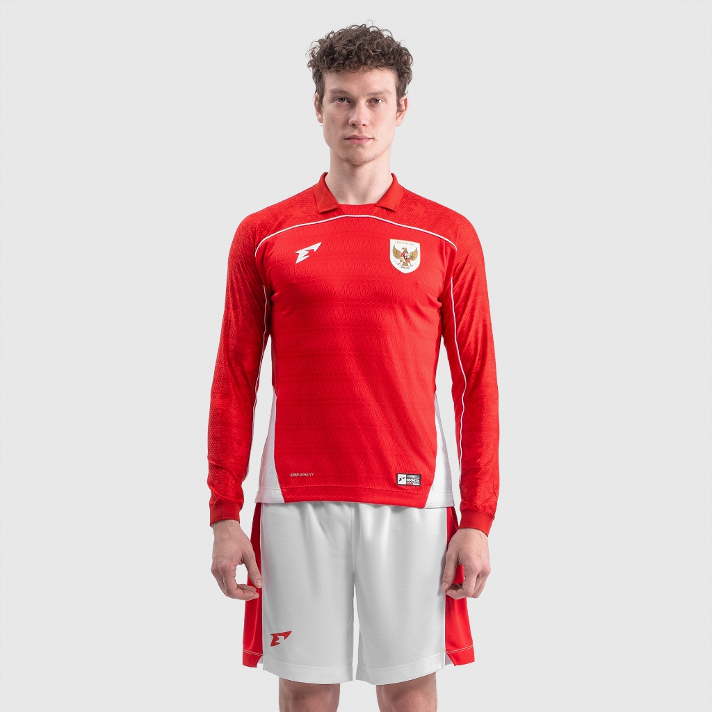 Erspo Timnas 2025 Jersey Player Issue Home LS Men Red White
