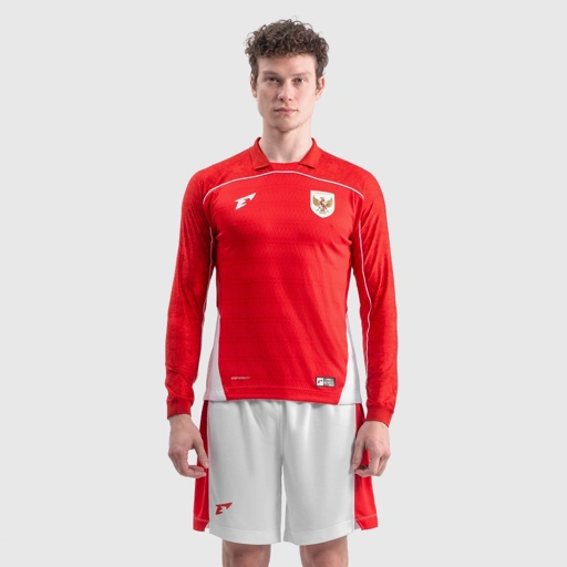 Erspo Timnas 2025 Jersey Player Issue Home LS Men Red White