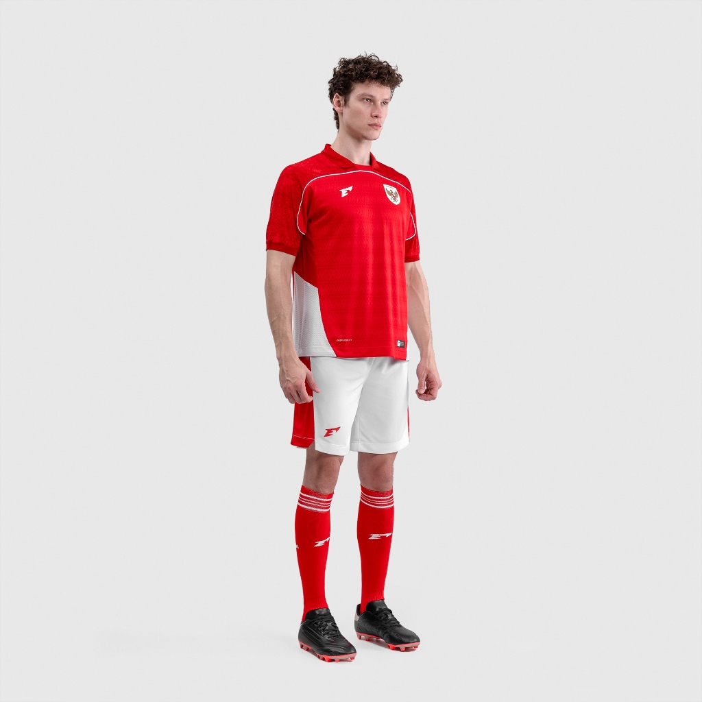 [GET 1 GIFT] Erspo Timnas 2025 Jersey Replica Home SS Men Red