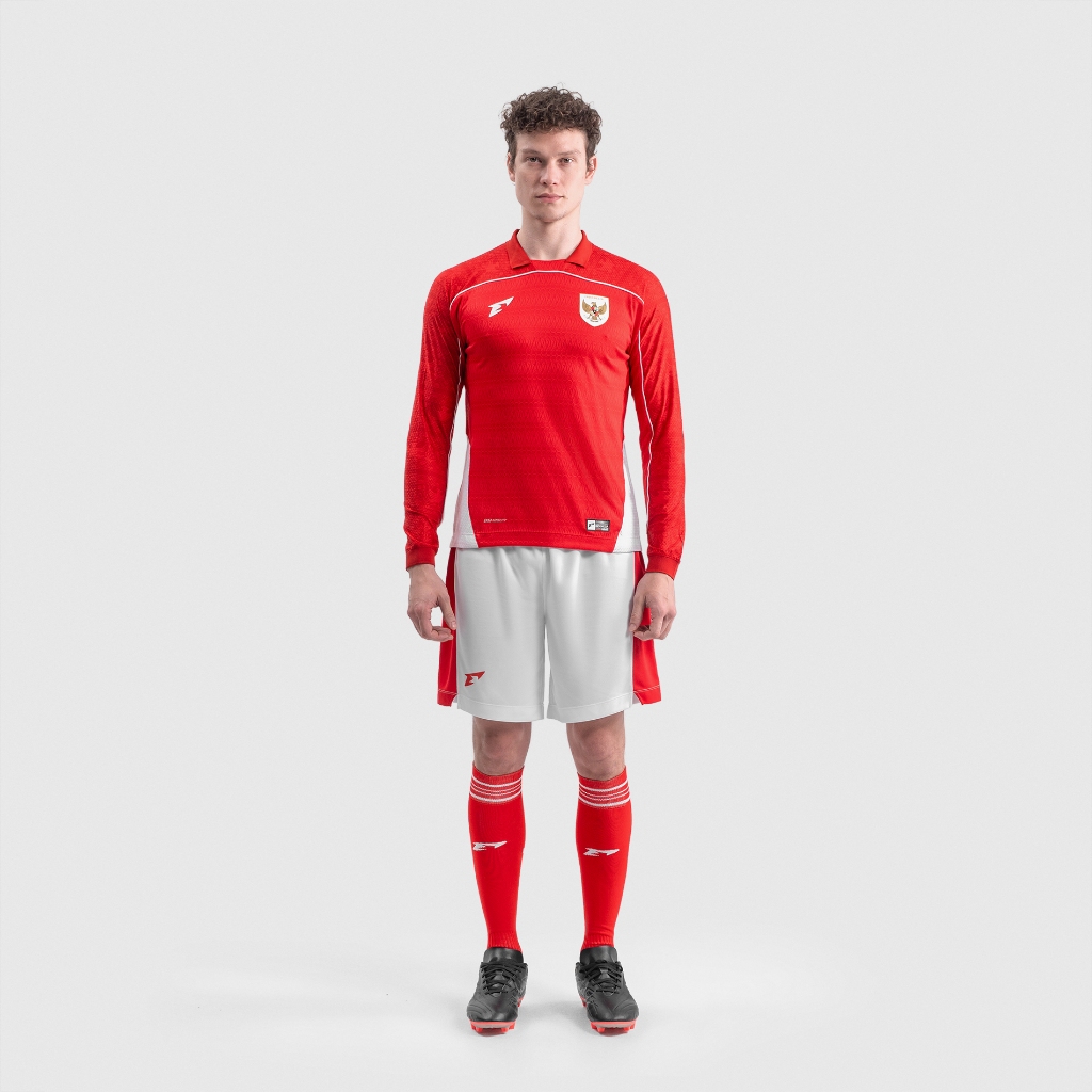 Erspo Timnas 2025 Jersey Player Issue Home LS Men Red White