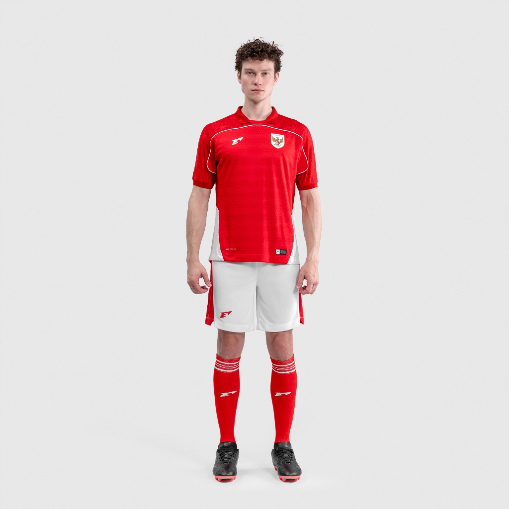 [GET 1 GIFT] Erspo Timnas 2025 Jersey Replica Home SS Men Red