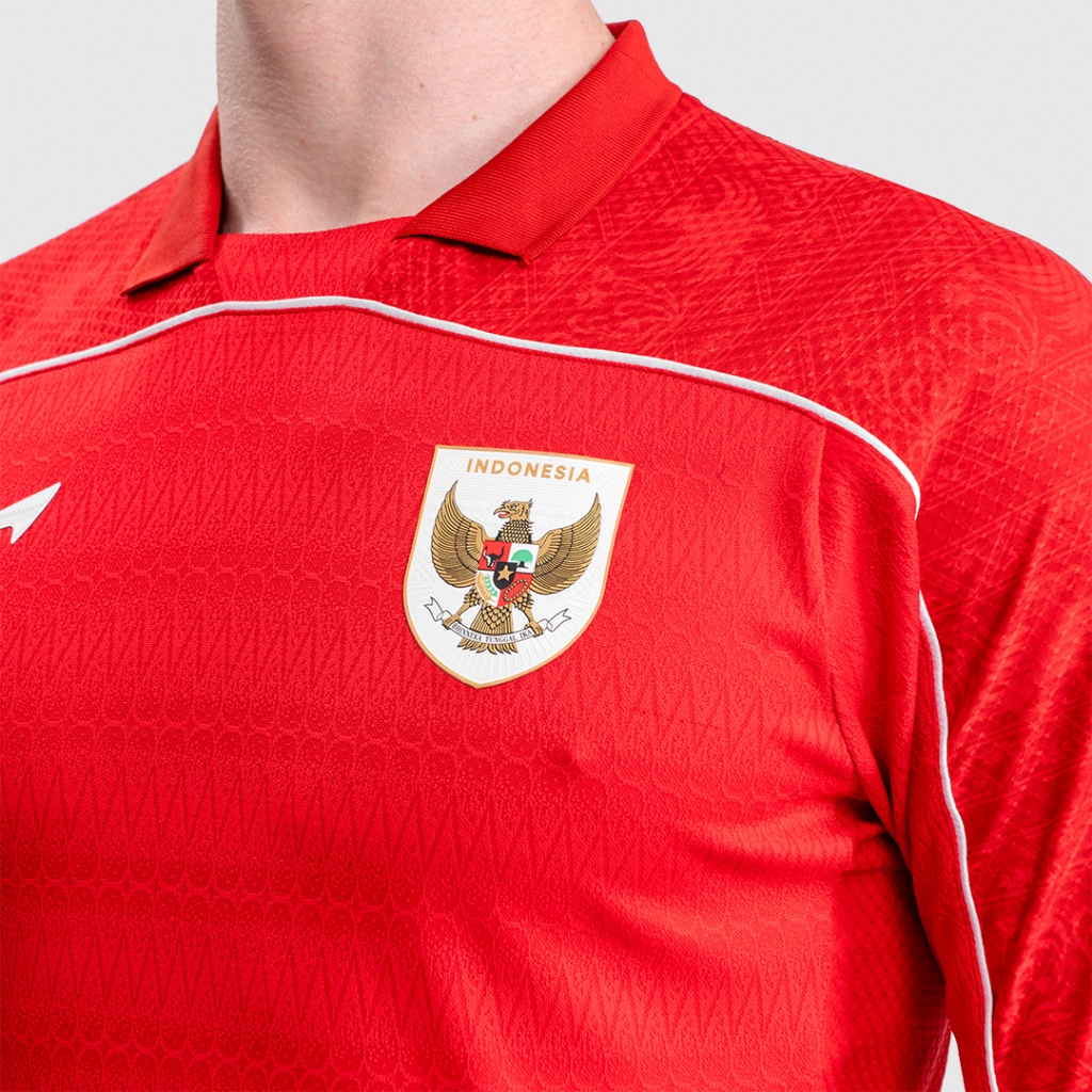 Erspo Timnas 2025 Jersey Player Issue Home LS Men Red White