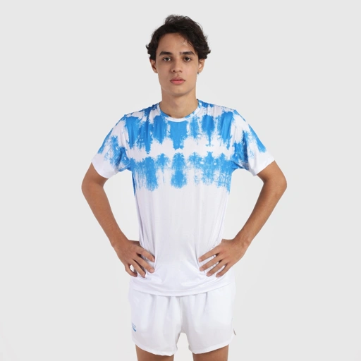 Image of Erspo X Pocari 2025 Jersey Short Sleeve Pocari Merch White Blue