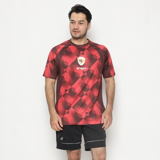 Image of Erspo Timnas Jersey Pre Match Red Black