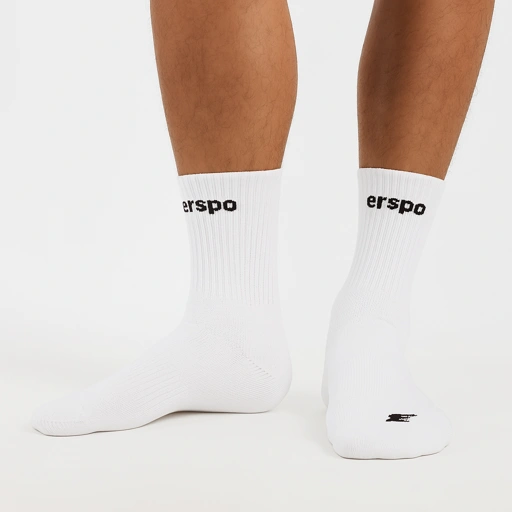 Image of Erspo X Pocari 2025 Medium Sock Onyx White Black
