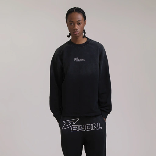 Image of [PRE-ORDER] Erspo X Byon Crewneck Black