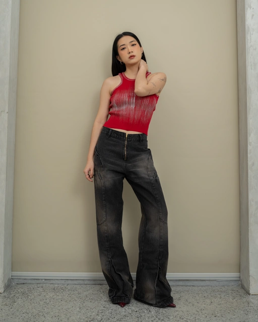 Image of CATHA - Midnight Line Up Jeans [DEFECT]