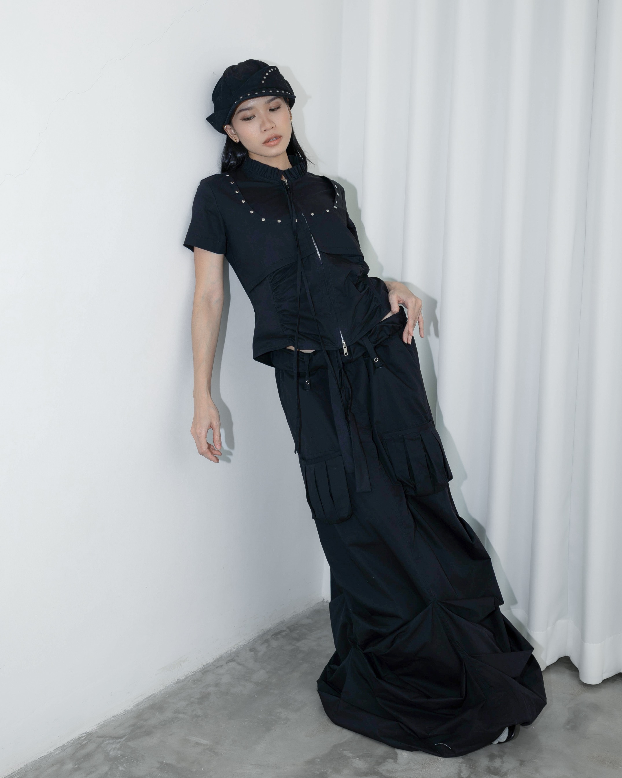 Roll Up Cargo Skirt