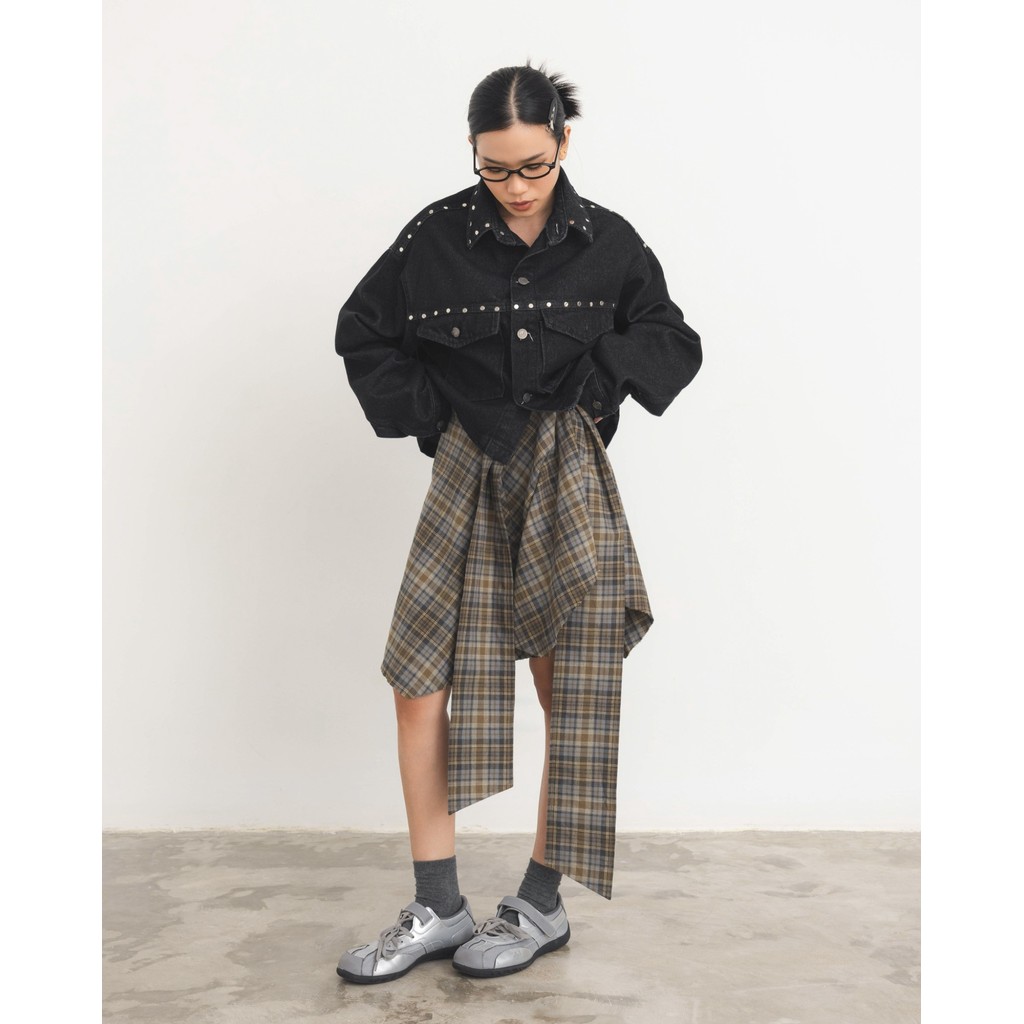 Tartan Wrapped Skirt