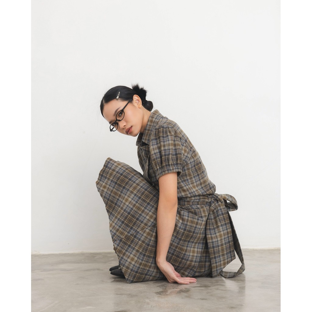 Tartan Wrapped Skirt