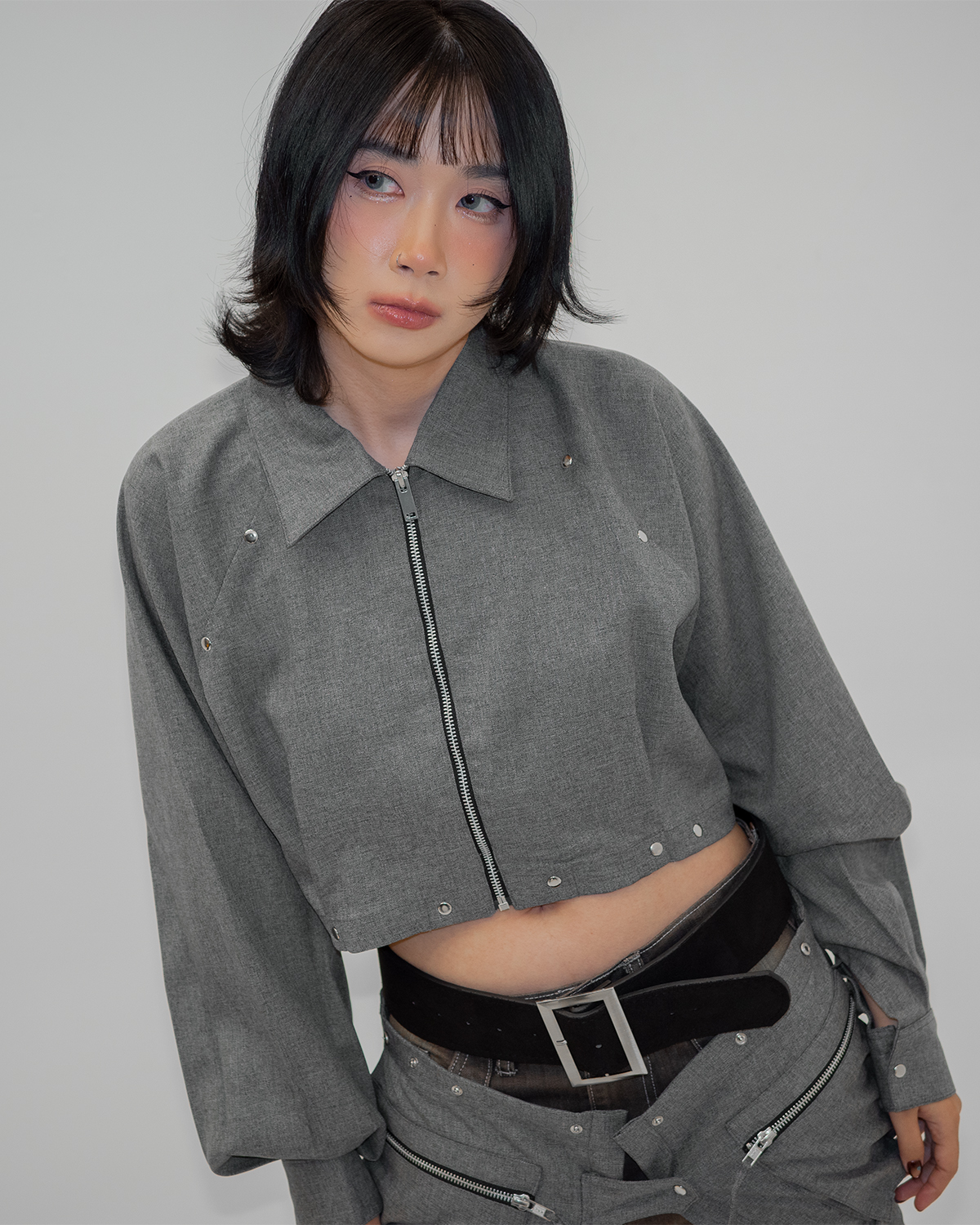 Utility Jacket (adjustable waist ties)